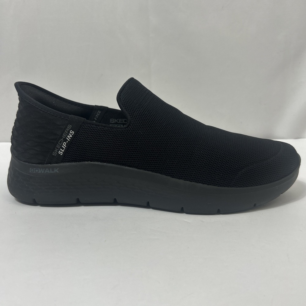 Skechers GO WALK Flex Hands Free Slip-ins Mens Black Walking Shoes 216491/ 13 W